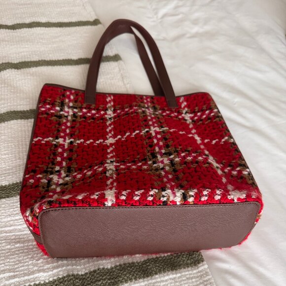 Ann Taylor Flannel Purse - Picture 2 of 4